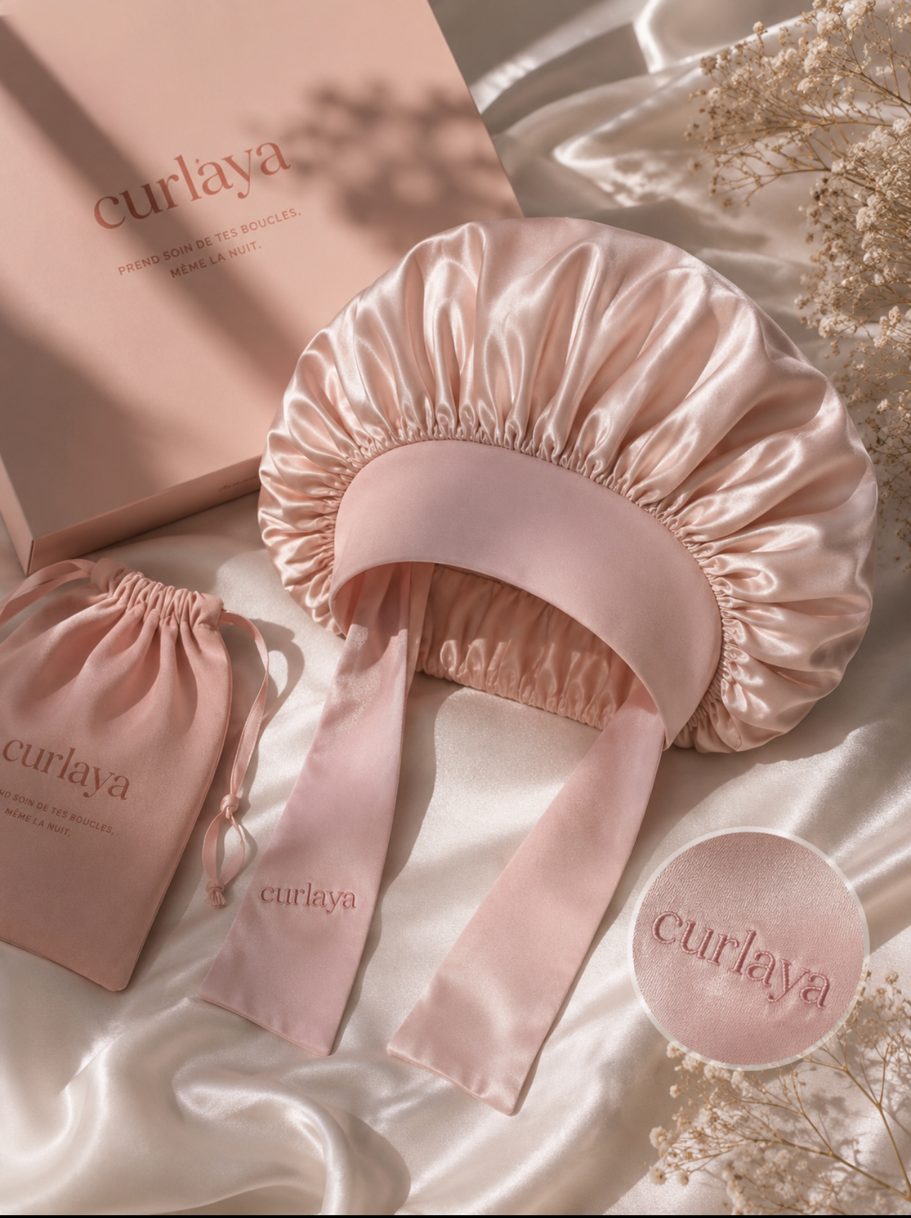 Satin cap
