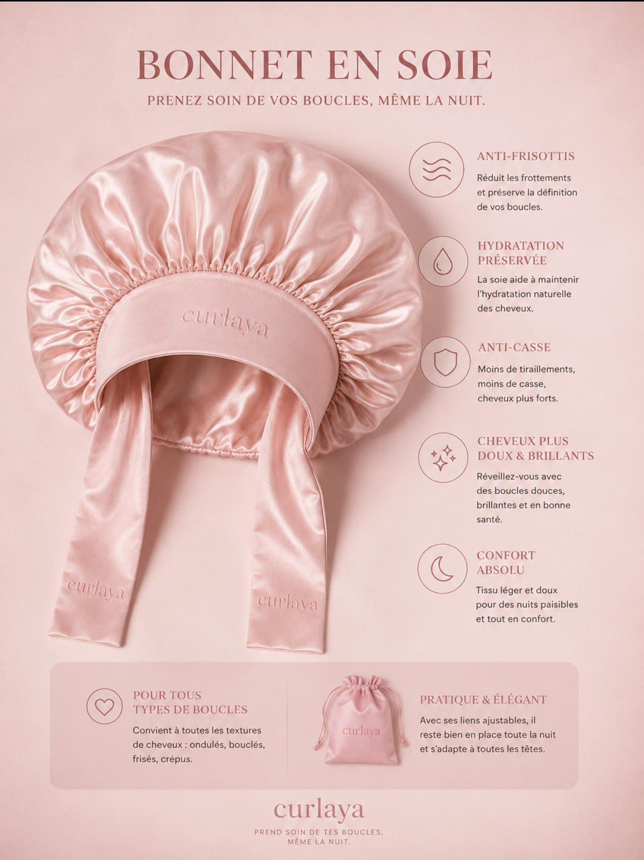 Satin cap